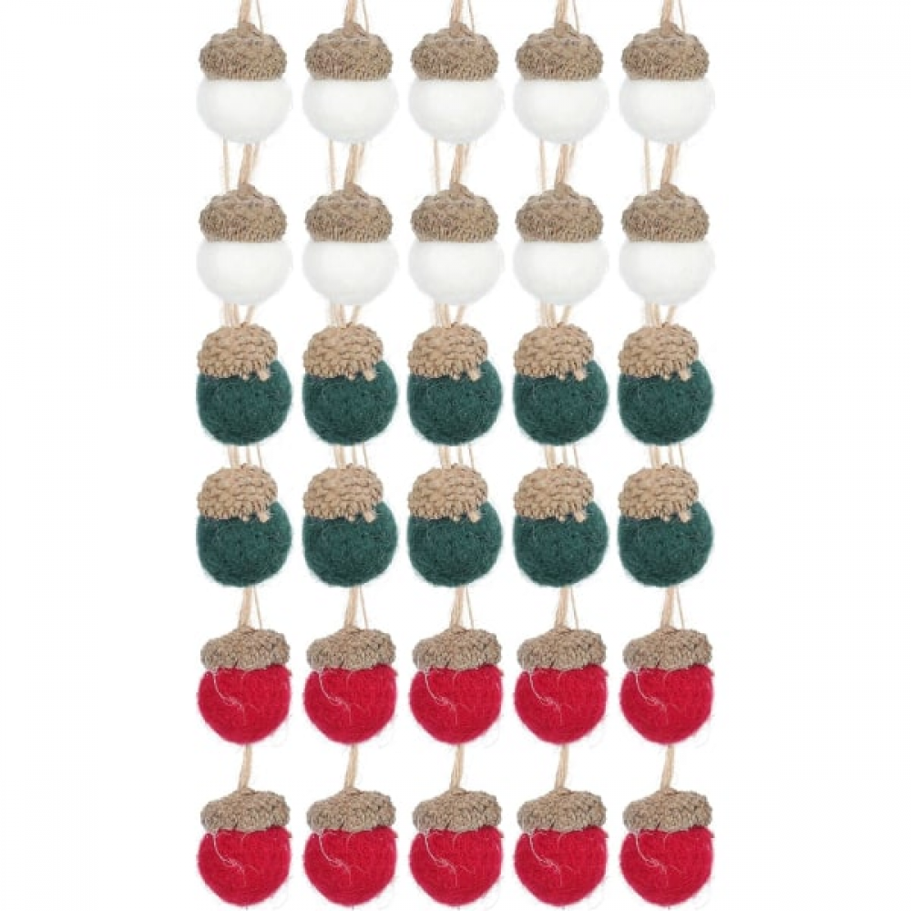 44 Décorations Suspendues Pour Sapin De Noël - Boules Gouttes En Or Noir, Brillantes Et Réutilisables - 8