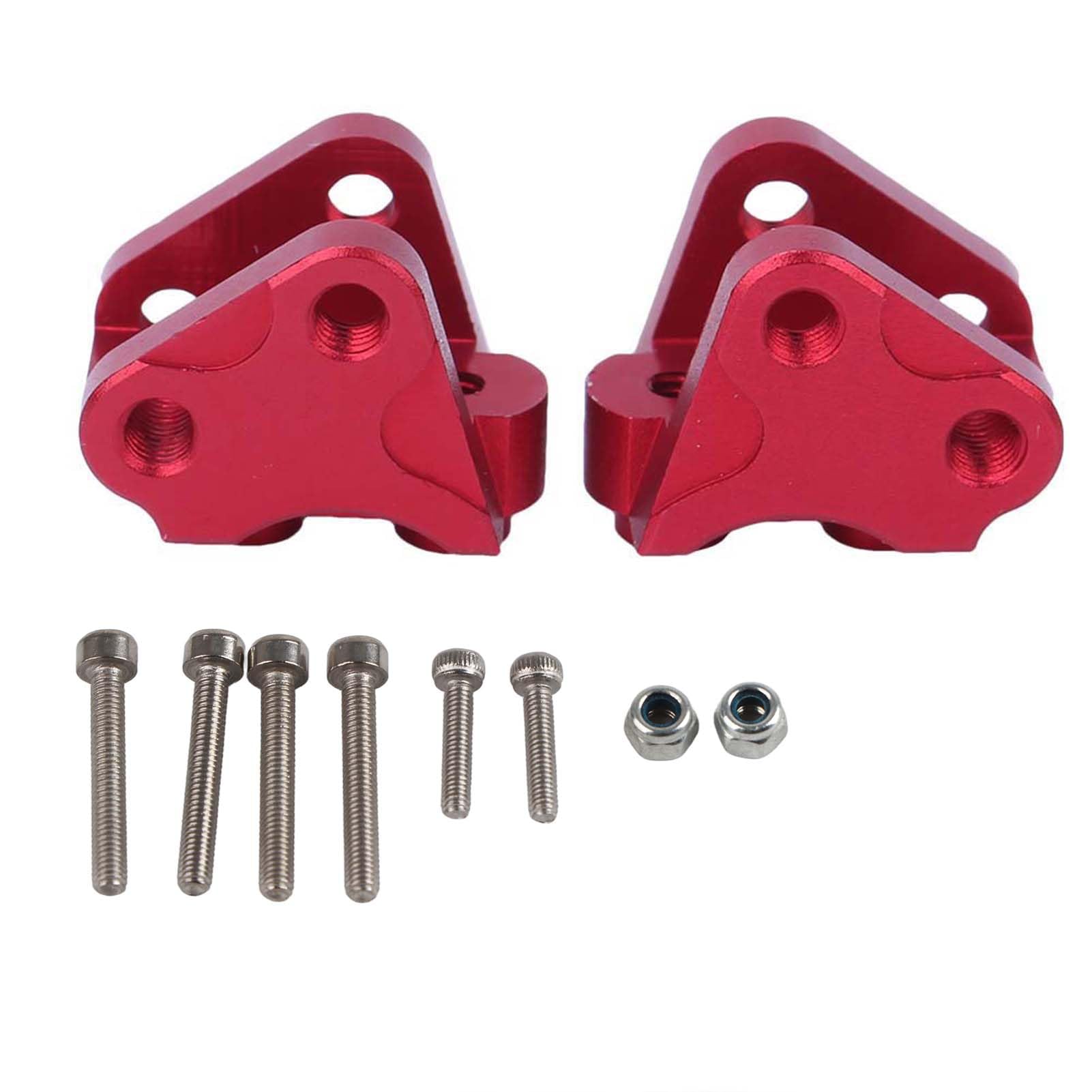 Lot De 4 Amortisseurs RC En Alliage D’aluminium Rouge, Réglables 100 Mm, Compatibles Avec Voitures 1/10 AXIAL SCX10 D90 CC01 – Pièces De Rechange Et Mise à Niveau Pour Renforcer Votre Buggy