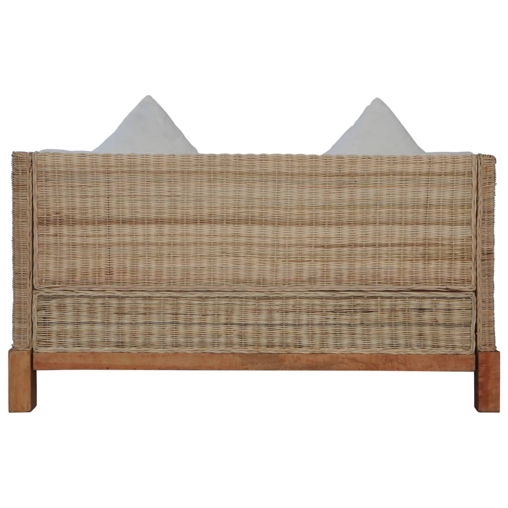Set divano 3 pezzi con cuscini in rattan naturale 02_0019105 - 7