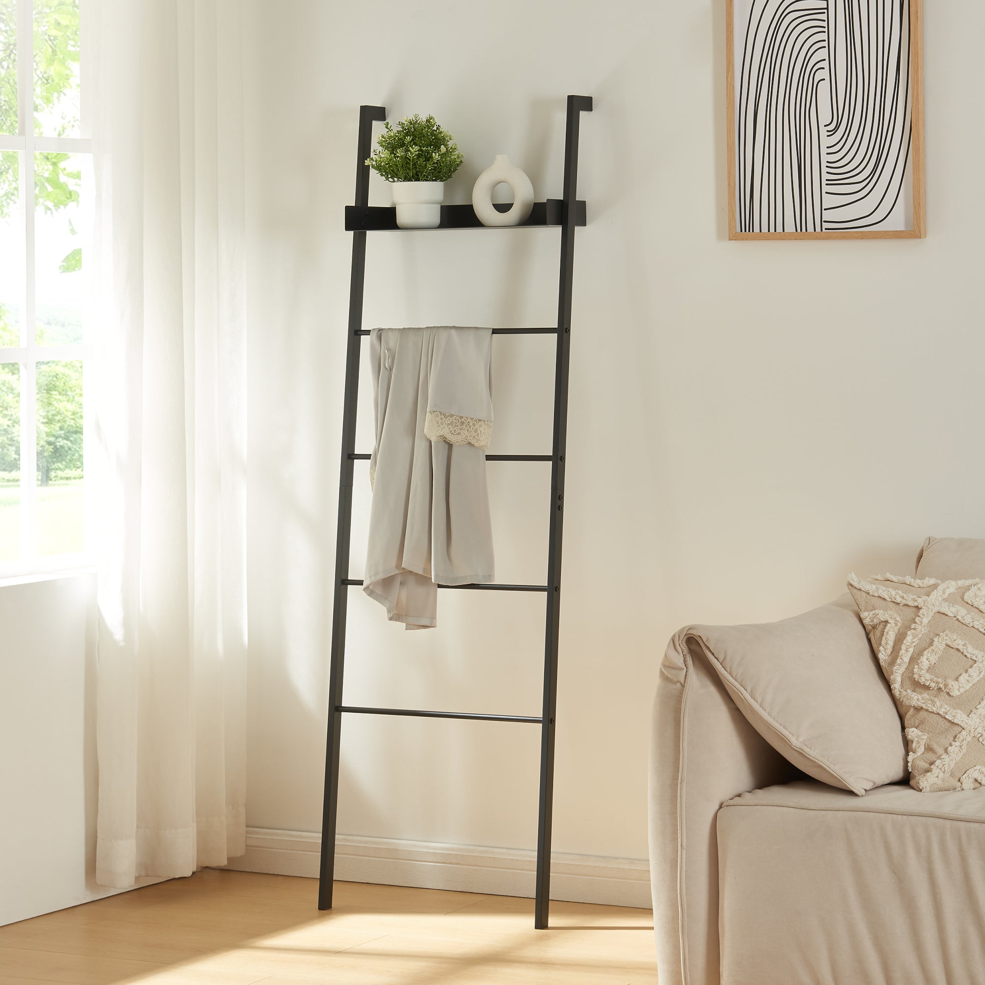 Scaffale Da Terra Libreria Bassa A 3 Ripiani Quadrati Consolle Da Divano Con Scomparti Aperti Scaffale In Acciaio 80 X 35 X 35 Cm Nero En Casa 89577311