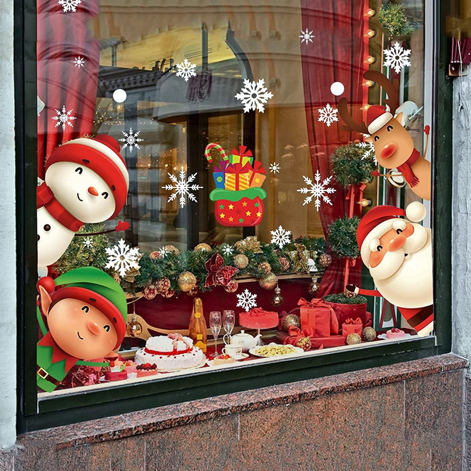 202 Pezzi Adesivi Per Finestre Natalizie Fiocchi Di Neve Decorazione Per Finestre Natalizie Adesivi Per Finestre Natalizie Adesivo Per Vetro Decoraz 98945383