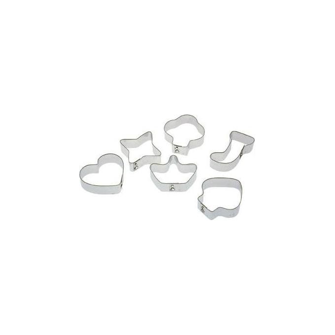 HABI Cake Design Set 4 Tagliabiscotti In Acciaio Inox: La Sorpresa è Nel Colore!