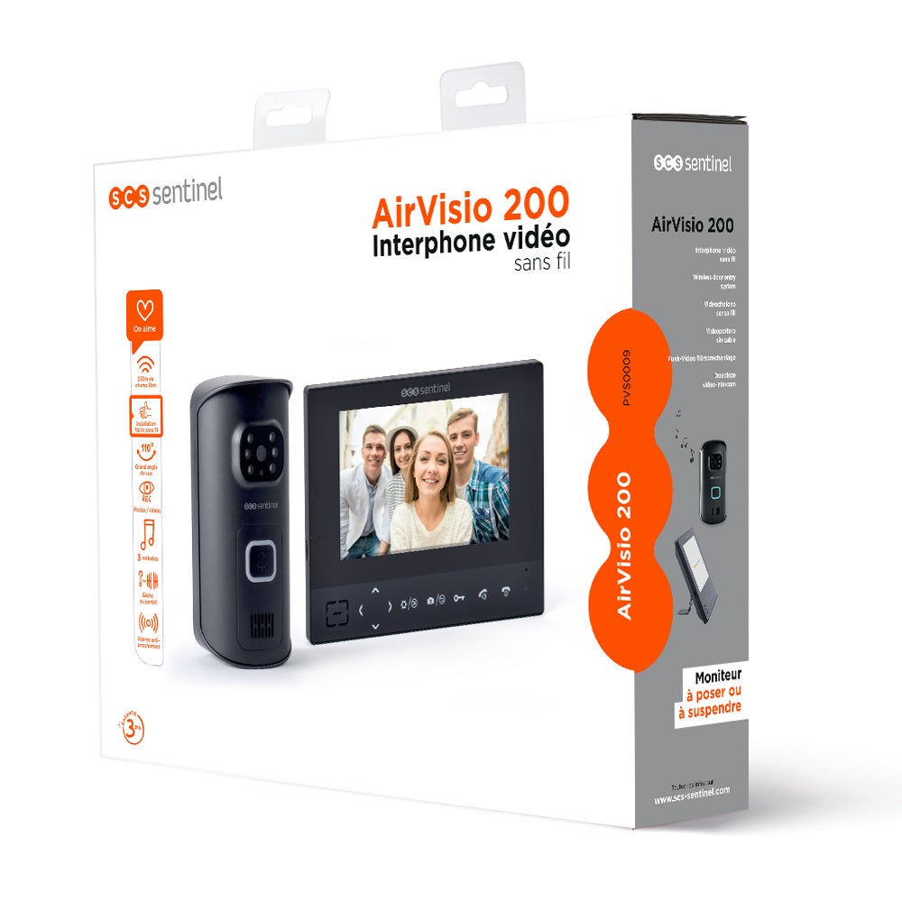 Visiophone SCS SENTINEL Airvisio 200 sans fil/mural - 5