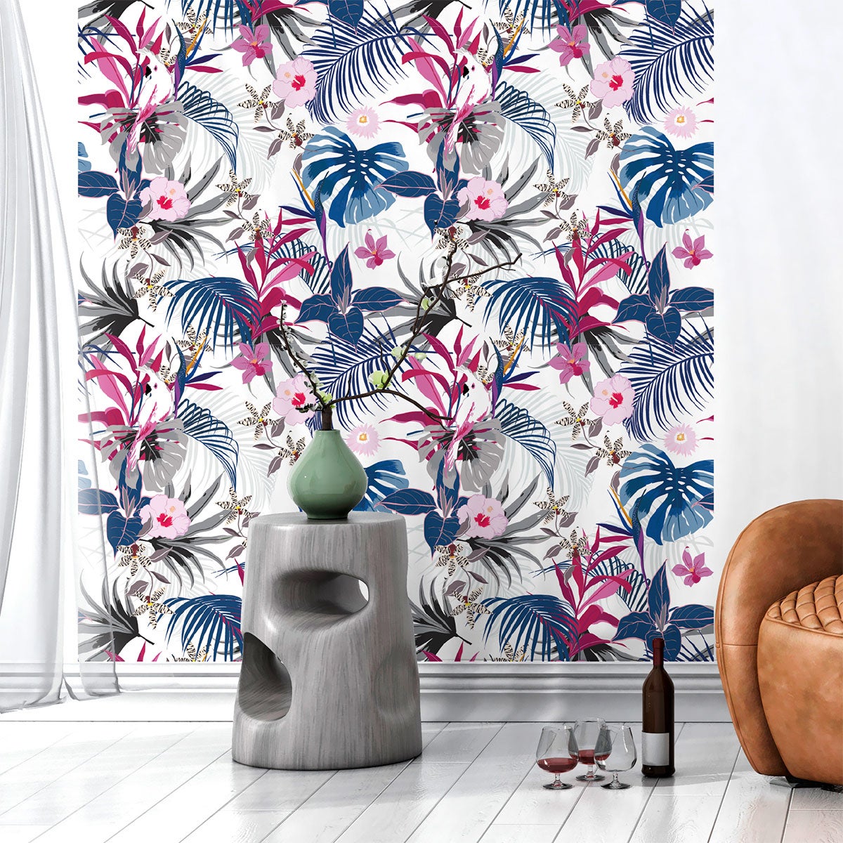 Adesivo arazzo tropicale Jimenez - Sticker adesivo - adesivi murali - 30x30cm - 5