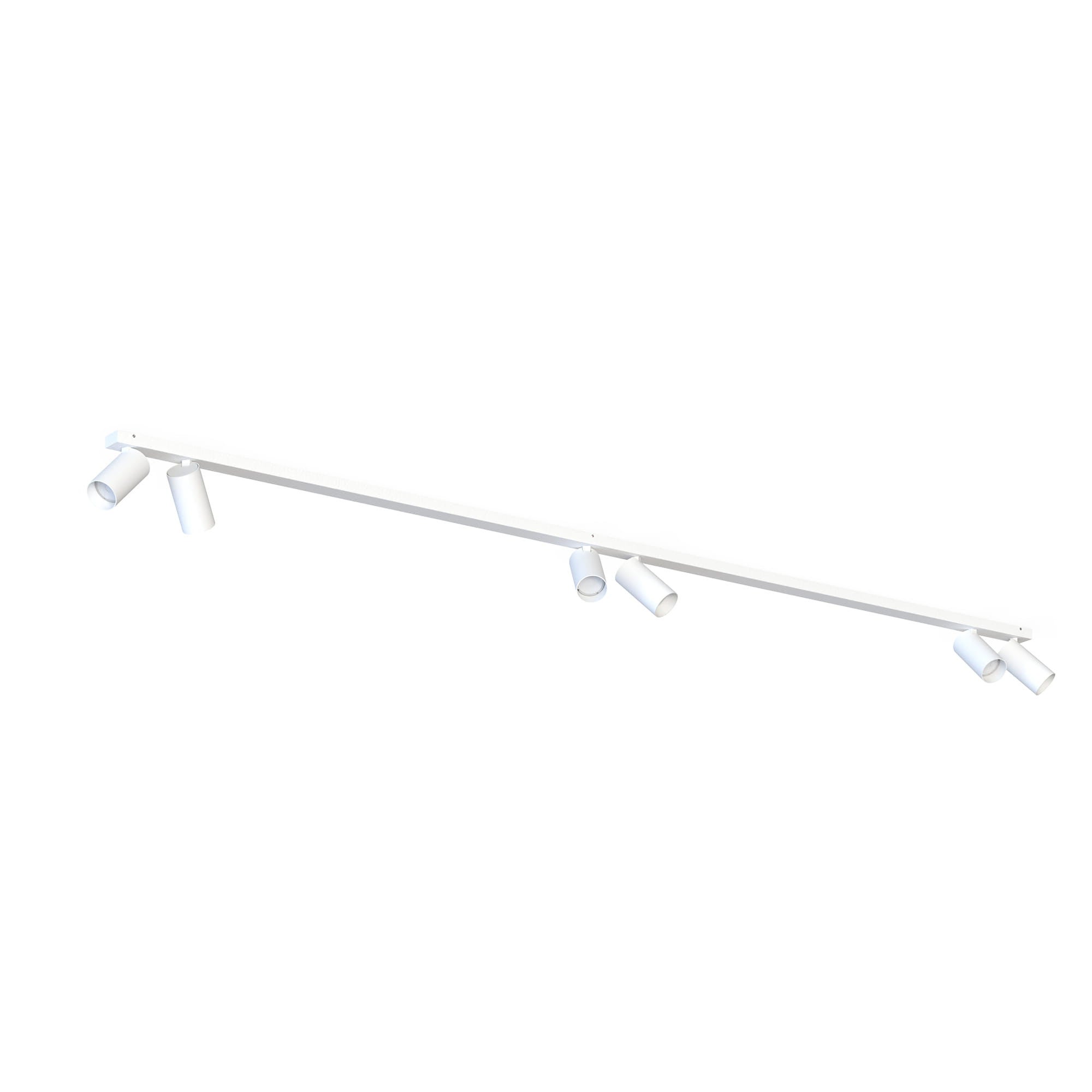 Reflektor sufitowy spot natynkowy Mono listwa biały 6xGU10x10W wym: 20 x 214 cm metal Nowodvorski Lighting