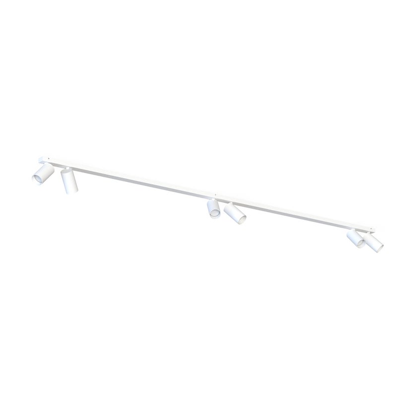 Reflektor sufitowy spot natynkowy Mono listwa biały 6xGU10x10W wym: 20 x 214 cm metal Nowodvorski Lighting
