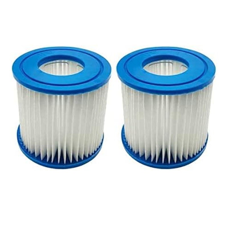 2 sztuki wkładów filtracyjnych do Bestway typu VII i D,kompatybilnych z wkładami filtracyjnymi Intex typu D do basenów z hydromasażem Hot Spring Spa