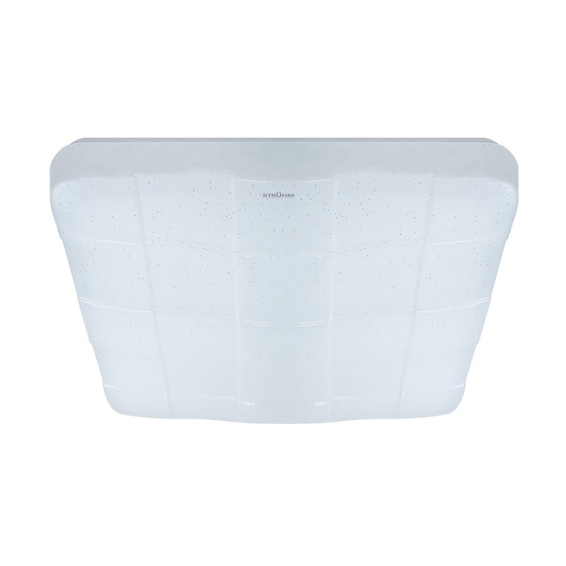 Plafon Sparta kwadratowy biały LED 48W 4000K 3500lm wym: 5,5 x 53 cm IP44 tworzywo sztuczne Struhm