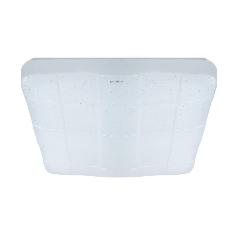 Plafon Sparta kwadratowy biały LED 48W 4000K 3500lm wym: 5,5 x 53 cm IP44 tworzywo sztuczne Struhm