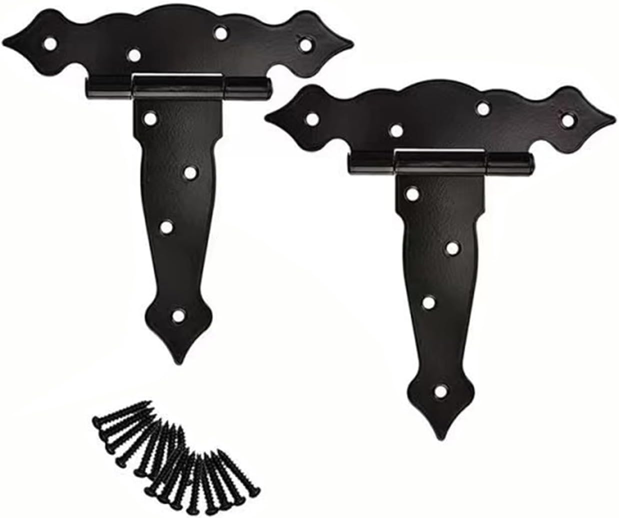 Uxcell Lot De 8 Charnières De Porte à Sangle En T De 5,1 Cm En Fer