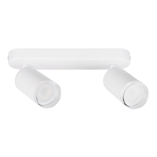 Listwa reflektorowa do łazienki - Lampa sufitowa biała GU10 - Kinkiet oprawa LED Tuba wodoodporna - LEDHOFF