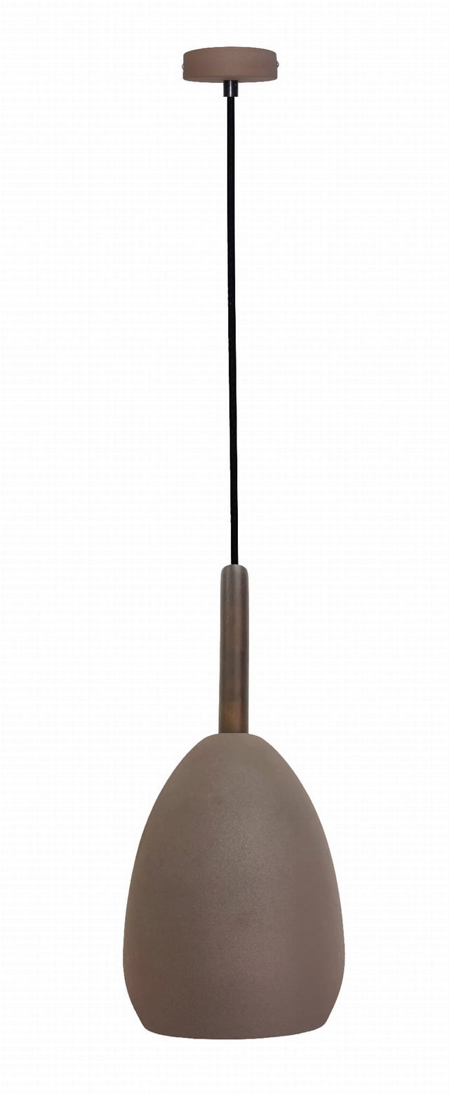 Lampa sufitowa wisząca Flen brązowa 1xE27x40W wym: 90 x 38 x 16,5 cm metal Candellux