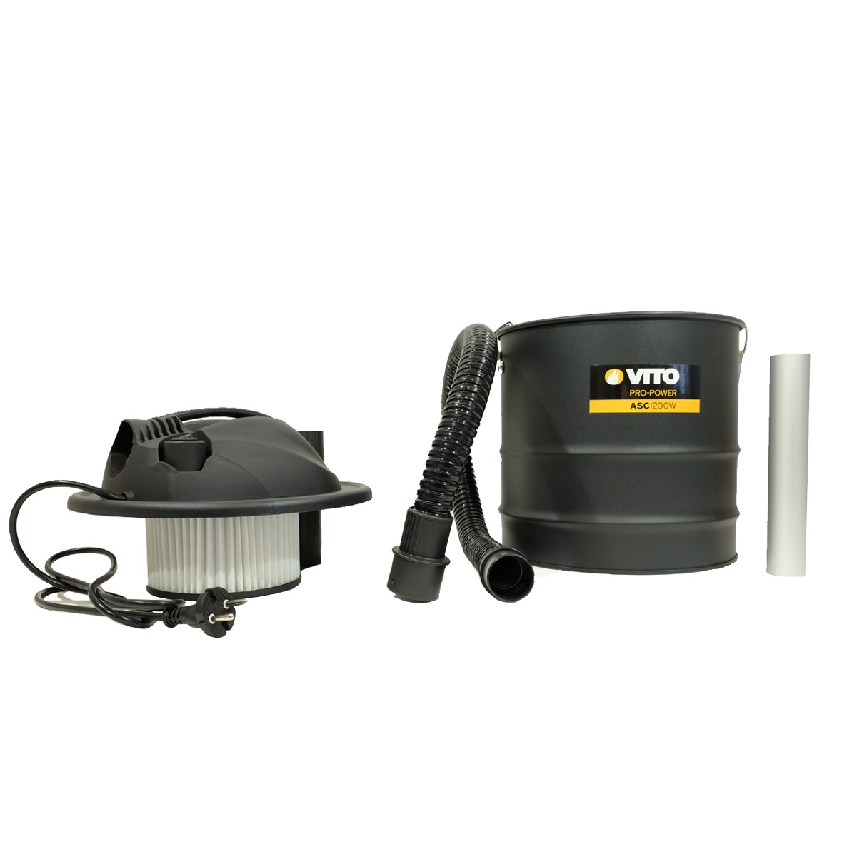 Aspirateur de cendres 1200W Cuve 18L Filtre HEPA VITO - 7