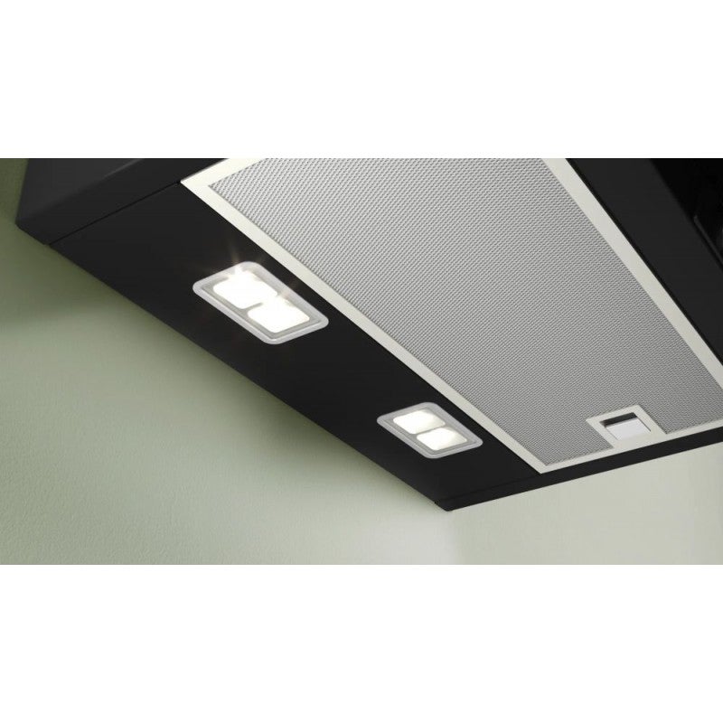 Hotte décor murale - inclinée verre - BOSCH SER4 - DWK87FN60 Noir - Home Connect - L: 790 mm x P: 433 mm - 3