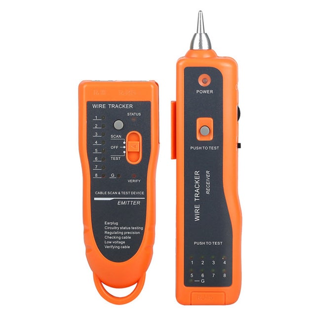 Localisateur câbles XQ-350, Ethernet LAN RJ45/RJ11, écouteur intégré