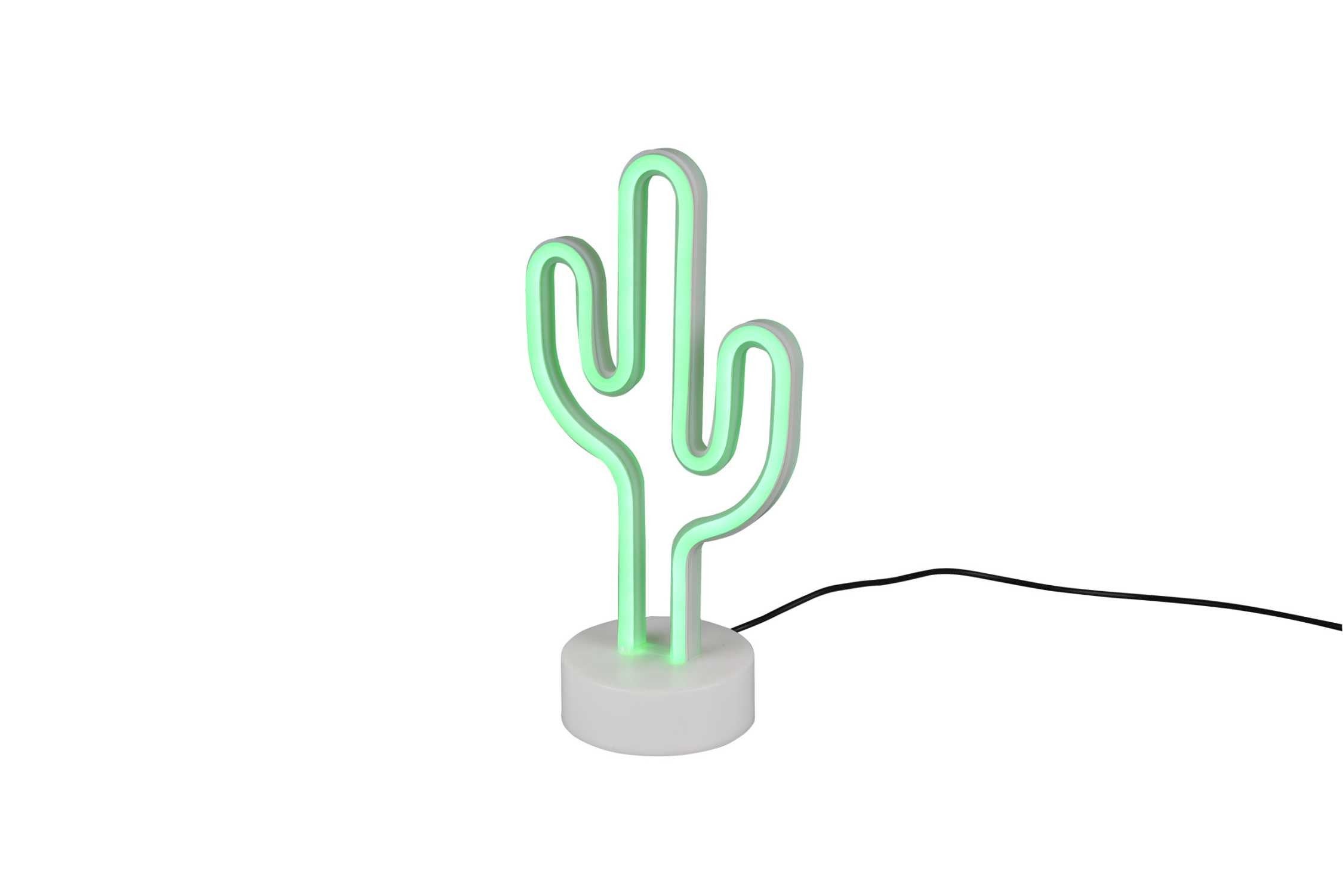 Lampa stołowa kaktus biało-zielona CACTUS LED 1.8W RL