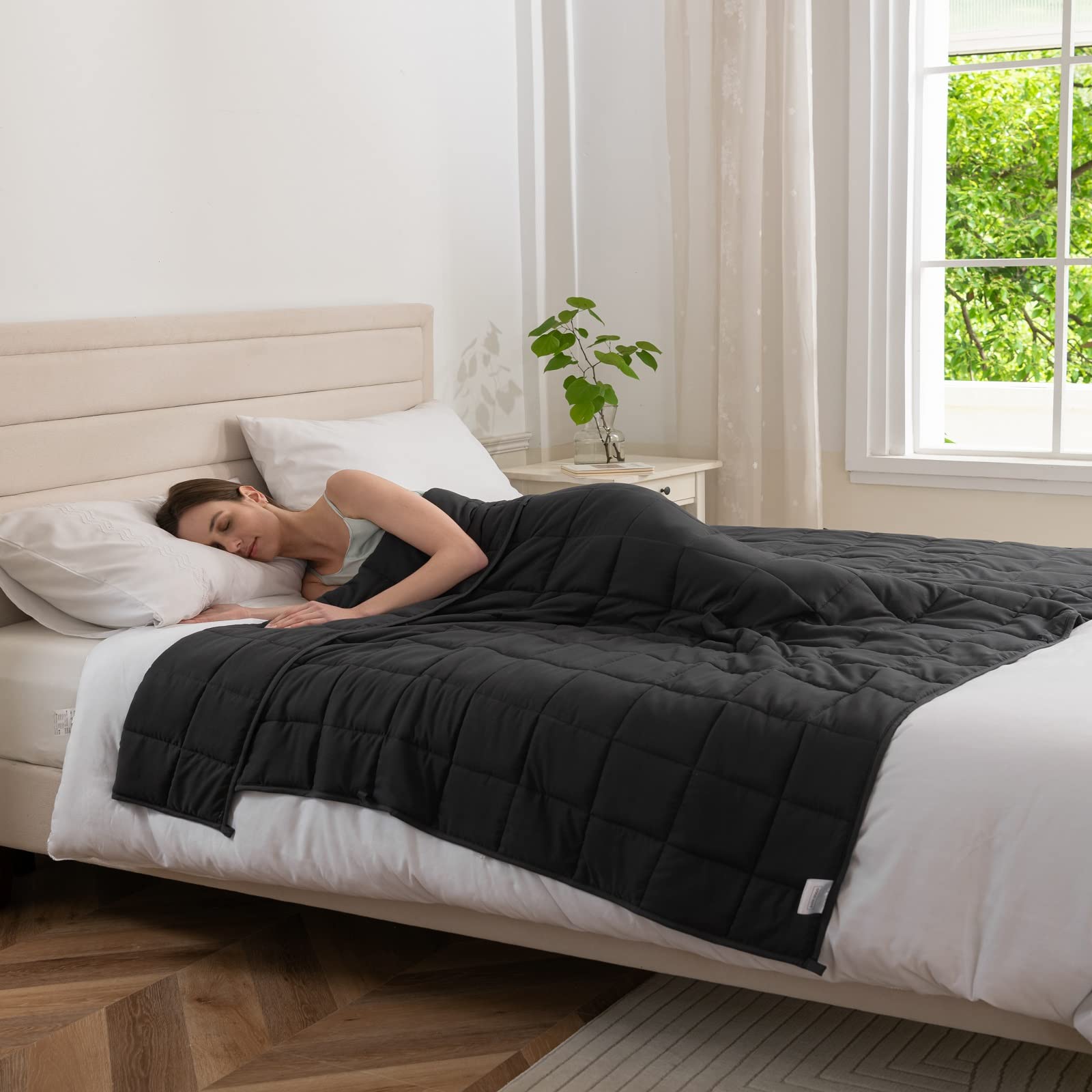 Coperta Ponderata 6kg Adulti - Coperta Pesante Antistress Per Dormire Meglio (grigio, 125x180cm) - Foto 12