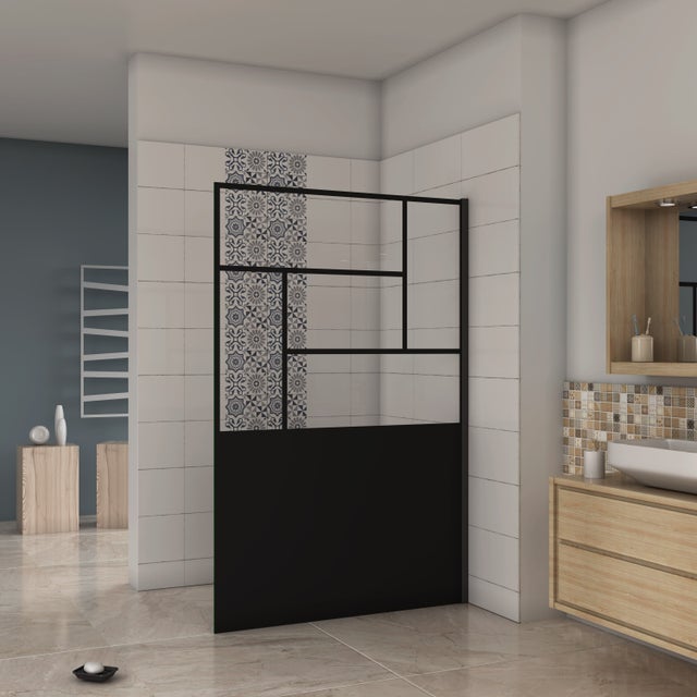 AICA paroi de douche 120x200cm modèle WBPR paroi à l'italienne