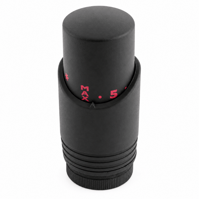 Tête thermostatique design noire M30x1,5 Fluidheat