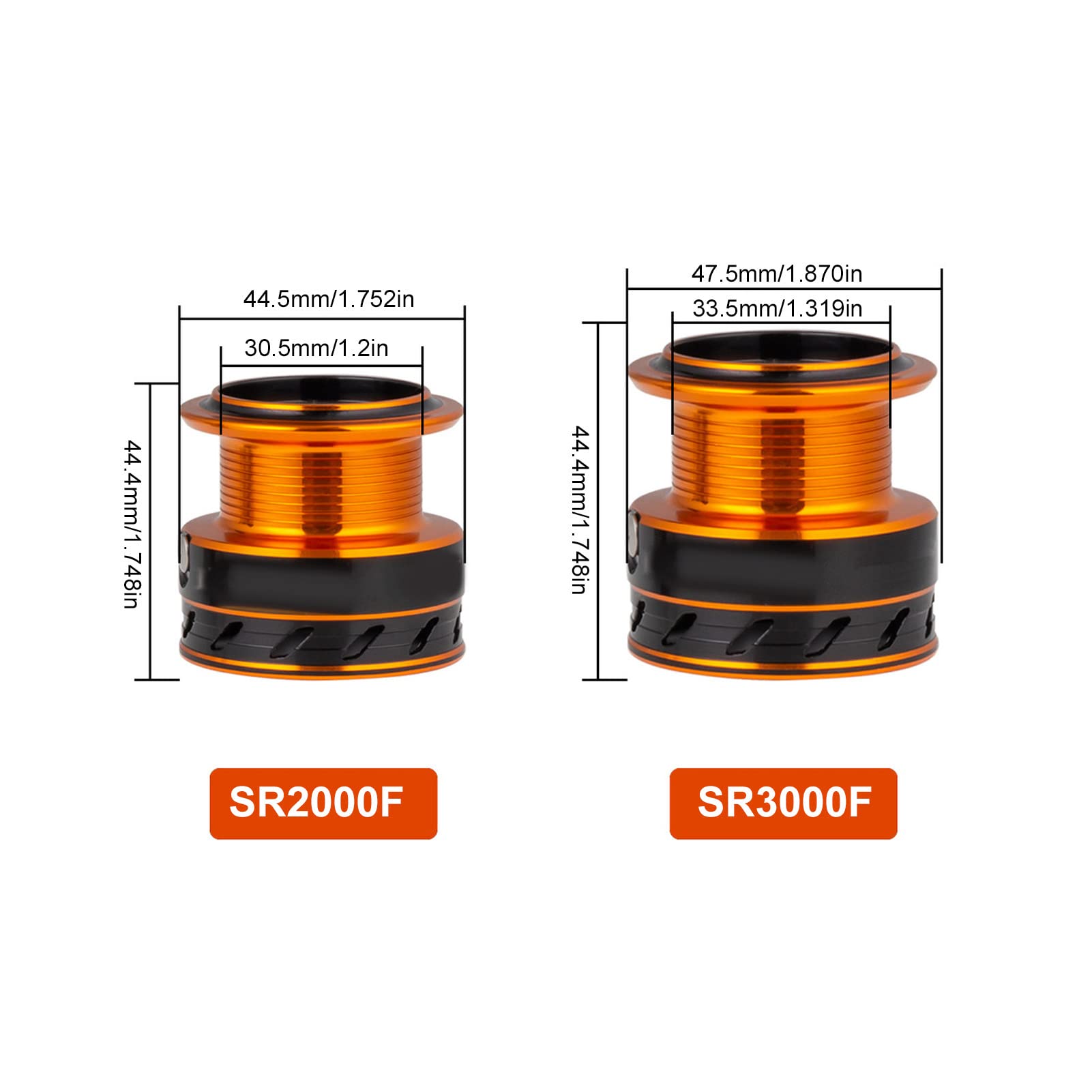 Mulinello da pesca Mulinello da pesca pieghevole salva sforzo in lega di alluminio con pulsante di scarico della pressione per la pesca (SR2000F) - 6