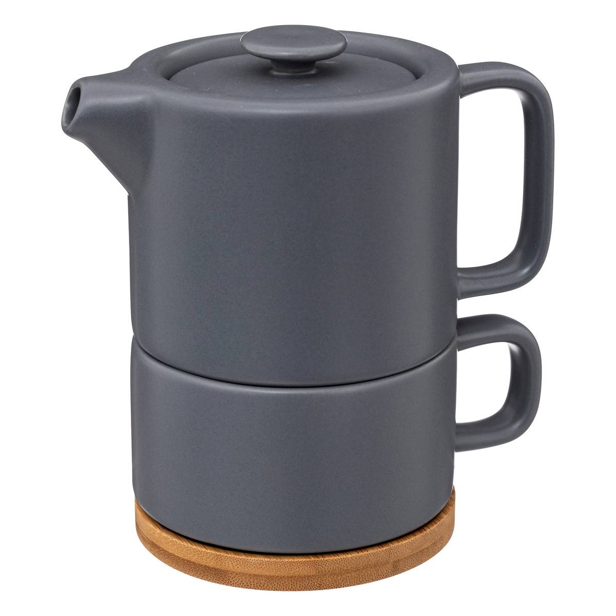 Théière Solitaire égoïste Avec Soucoupe – Céramique Multicolore – Table Passion – Occasion