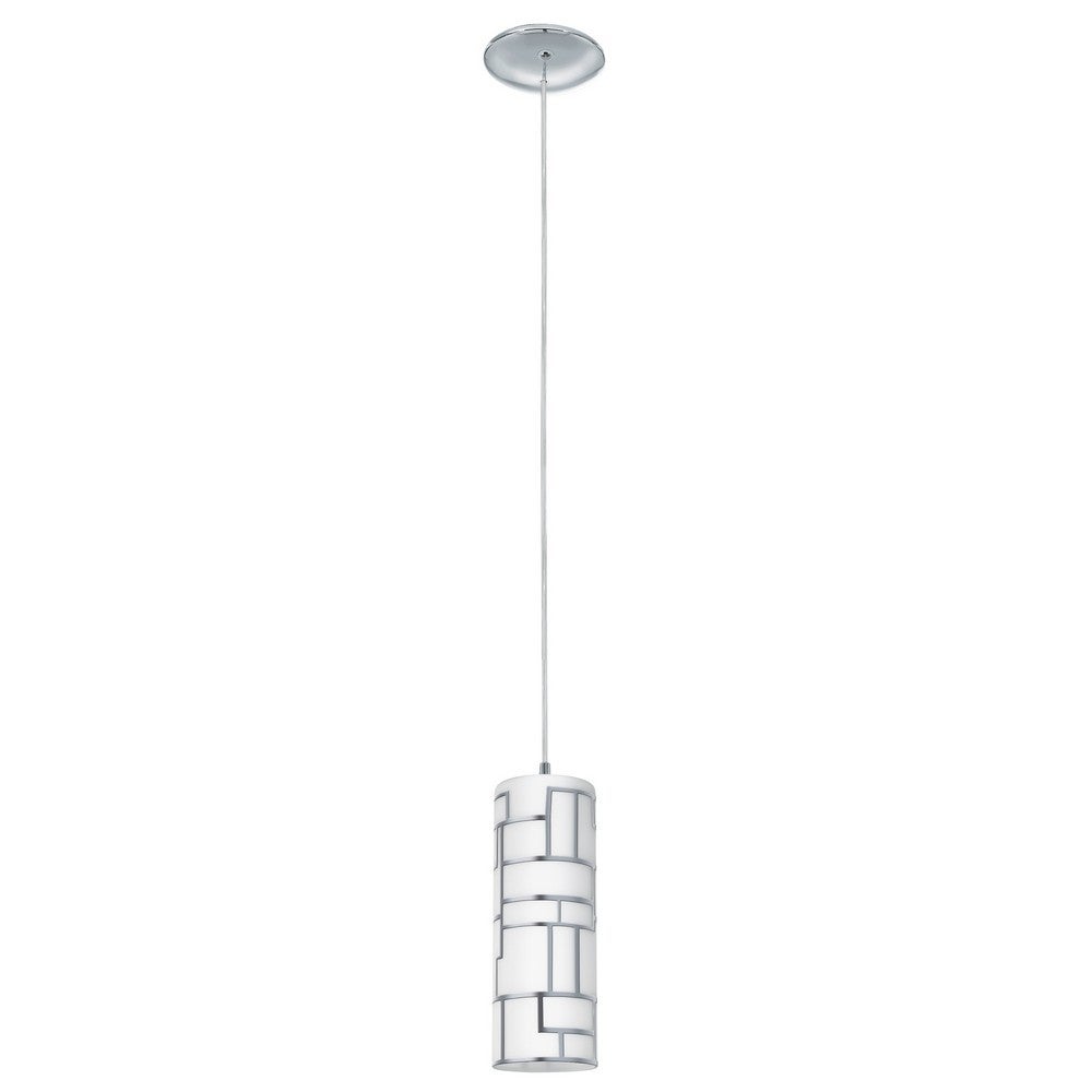 BAYMAN-Suspension Acier & Verre Ø10.5cm - - 5