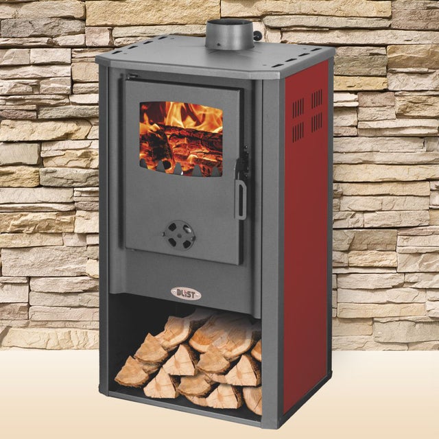 Stufa a Legna Atene Rossa 7,2 kW