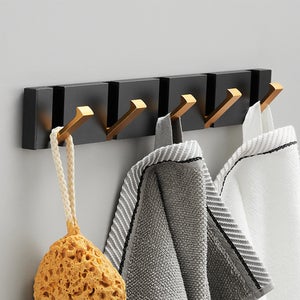 Calicosy Barre Sèche-Serviette Pour Radiateur Avec 3 Crochets - Fixation Sans Percer