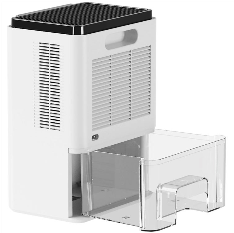 Déshumidificateur à double cœur pour la maison, sous-sol, chambre, déshumidificateur blanc, taille de la pièce : 20 m² - 5