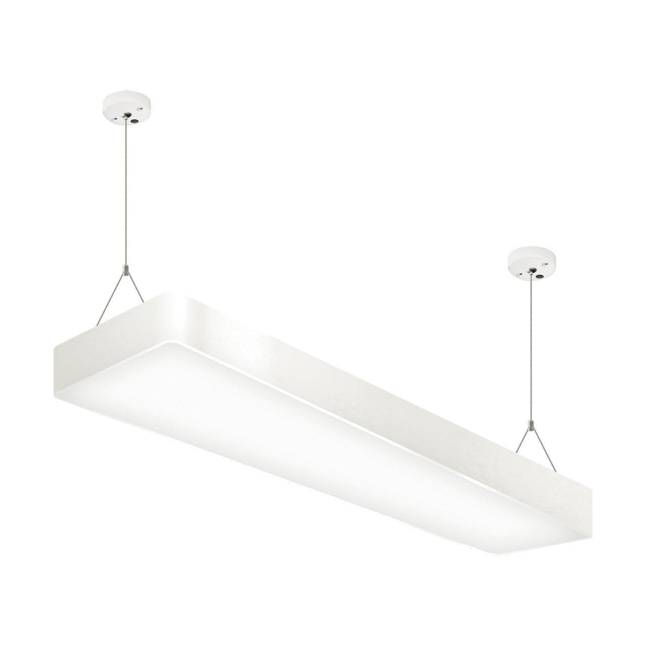 Lampa wisząca FLARA LED 24W Neutralna biel 1780lm biała wym: 6,1 x 60 x 19,8 cm Struhm