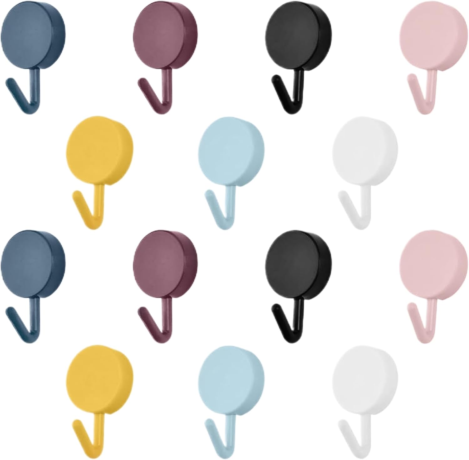 Wonvify Gancio Adesivo da Parete 10 Pezzi Piccoli Ganci da