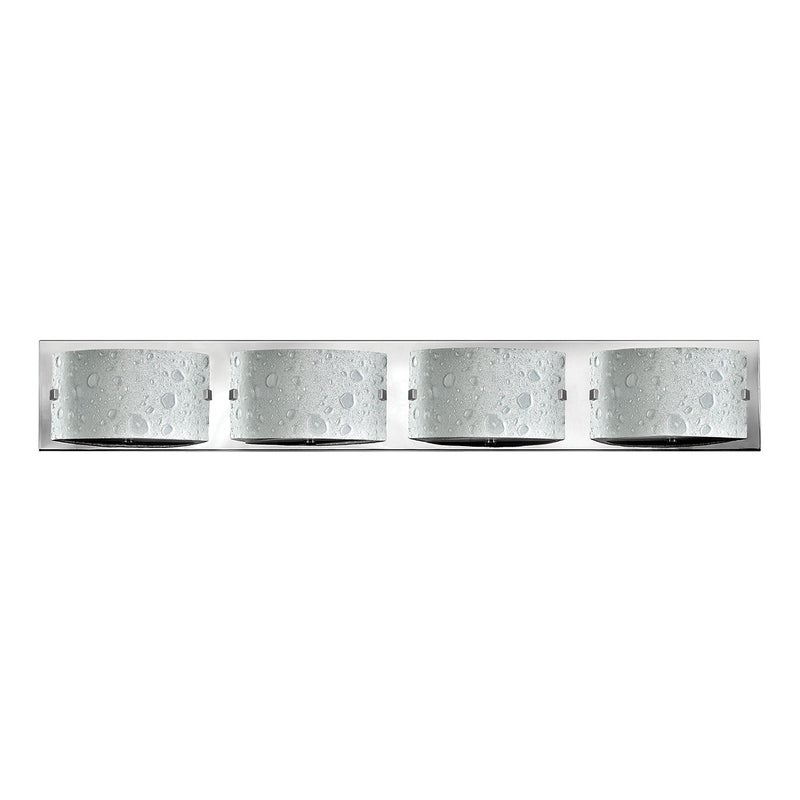 Kinkiet łazienkowy Daphne polerowany chrom 4xG9x3W szkło wym:12,7x81,2x9,2cm IP44 Hinkley