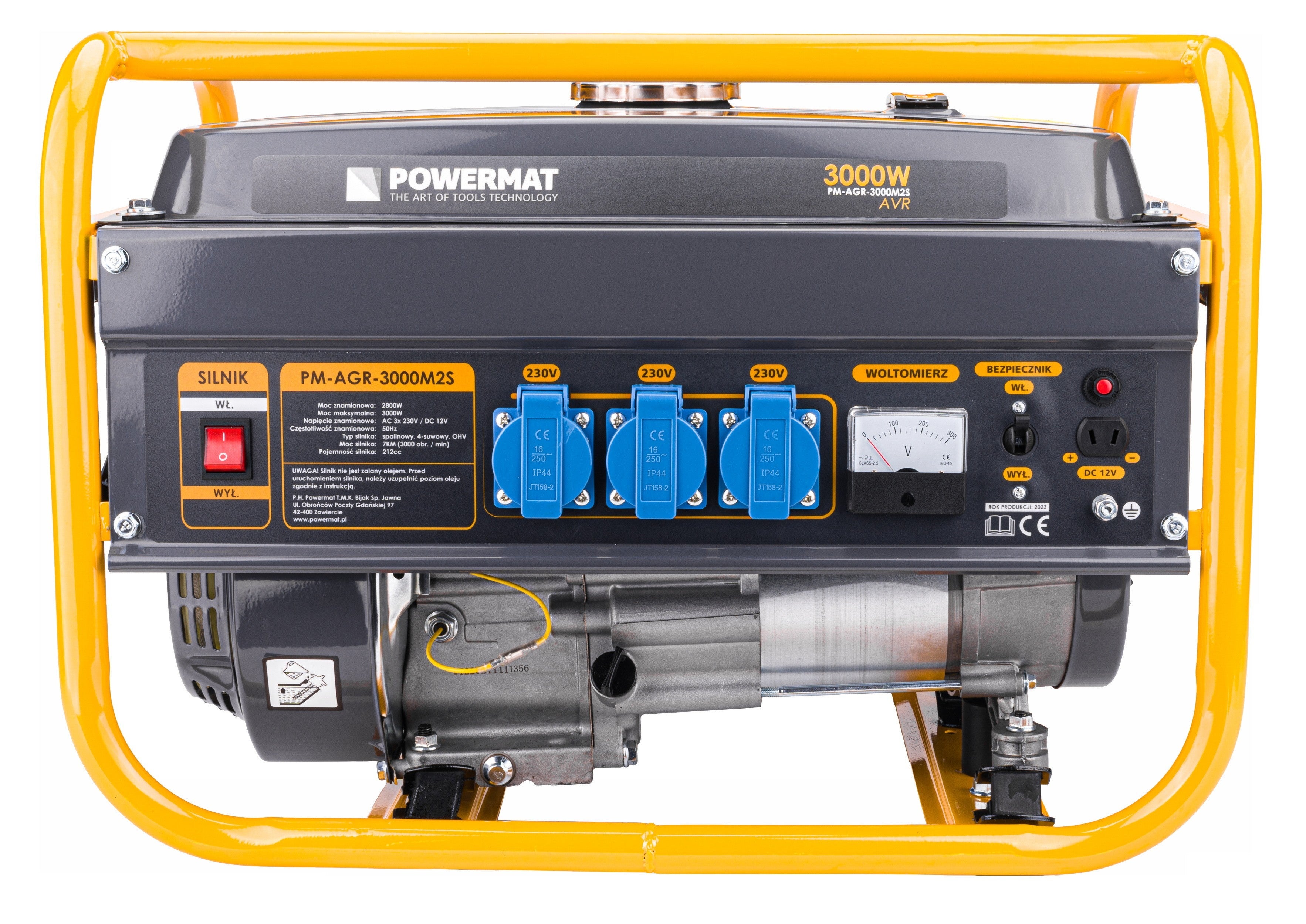 Generator curent 3kW 3000W 230V 12V motor benzina 7CP (PM1197)