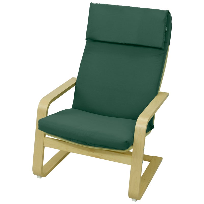 Poduszka na fotel drewniany Poang Pello krzesło AMPO ciemny zielony 1 szt.