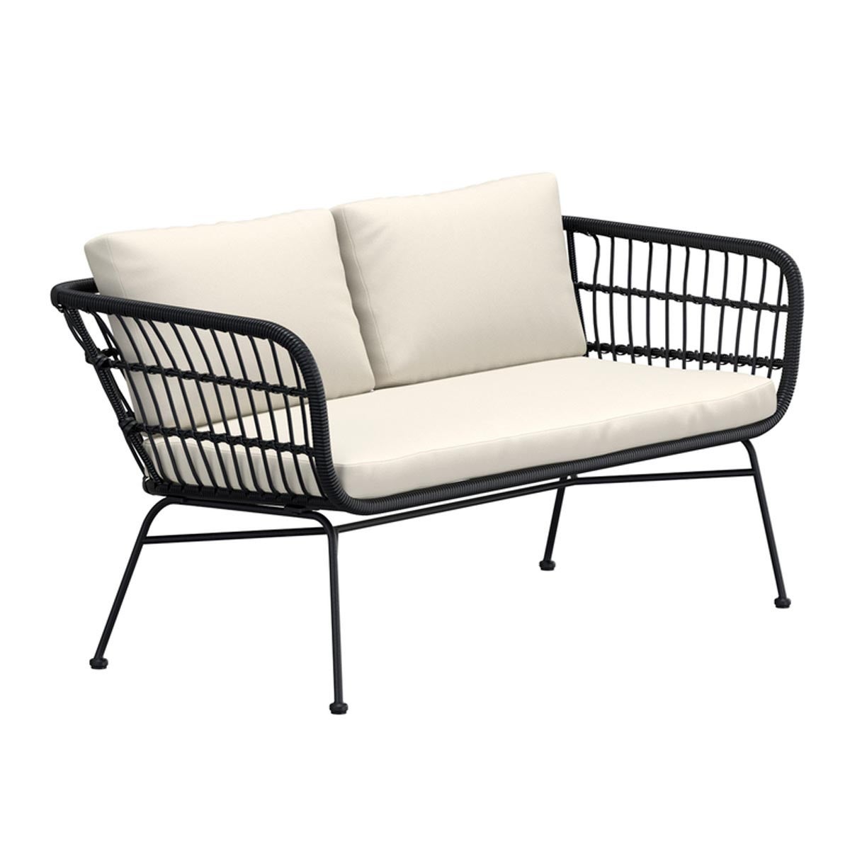 Isola sofa ogrodowa czarny.