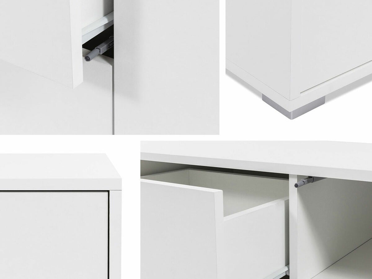 Cómoda Comfivo Tutela II, Blanco, Con cajones, 73x120x41cm - 4