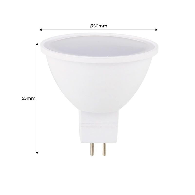 Ampoule LED GU5.3 / MR16 5W 12V 350lm - Blanc Chaud - 8