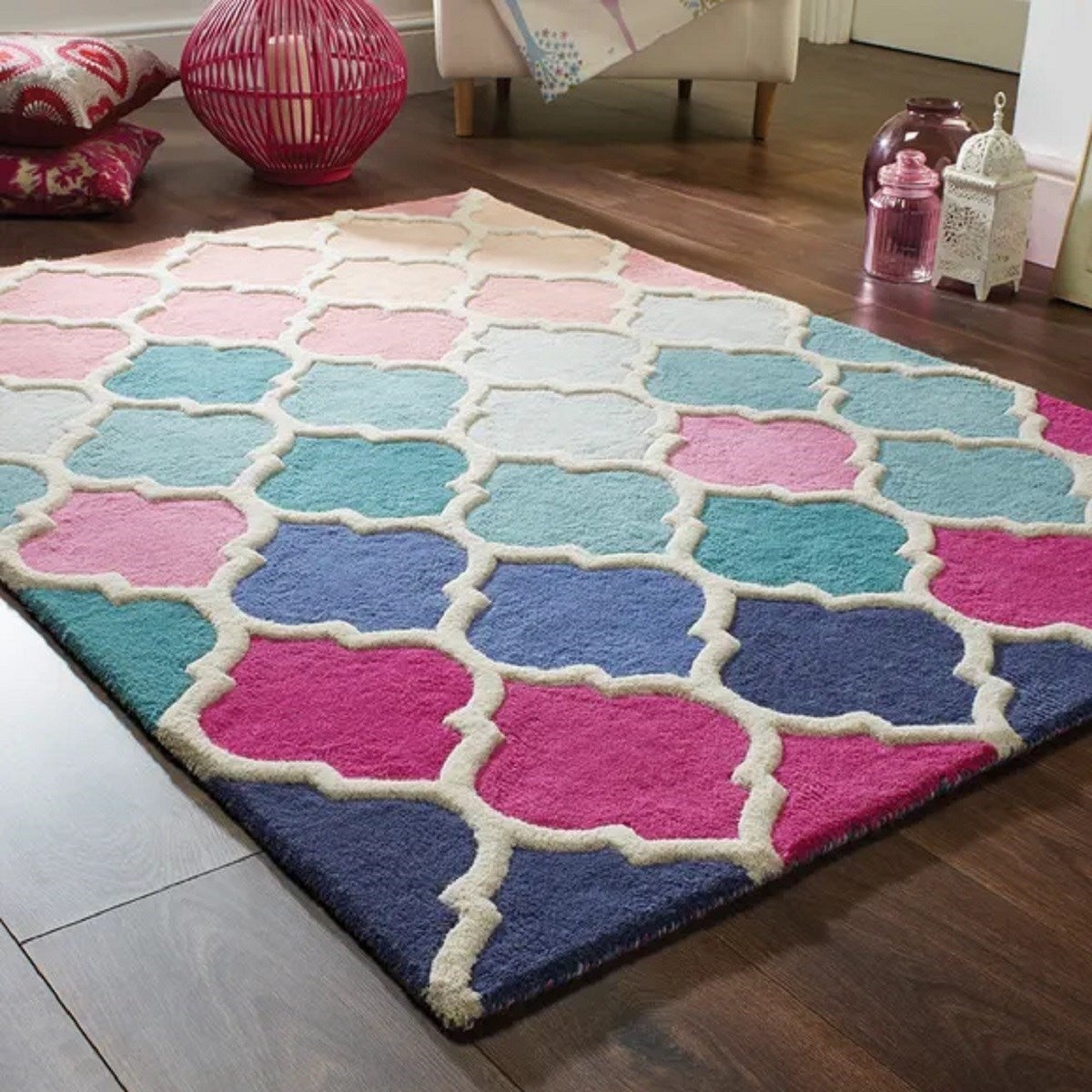 Tapis de salon en laine ROSITA 160x230 cm - 2