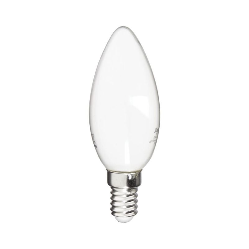 Lot De 3 Ampoules Led à Filament Flamme E14, 470Lm = 40W, Blanc Chaud Lexman 84498972