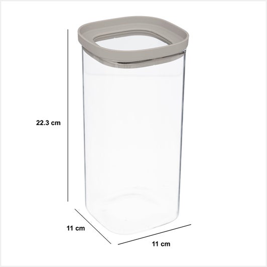 Słoik do przechowywania Hermet 1,6l z wieczkiem beżowym - 4