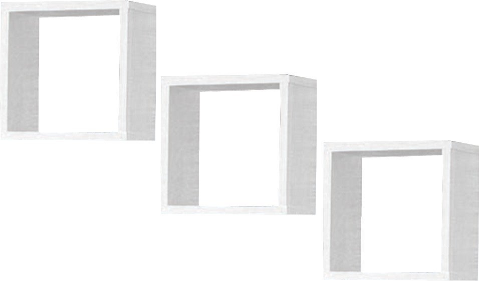 Półka AKORD K25 Biała 25 cm kolor Biały mat 3 półki 25x15x25 cm
