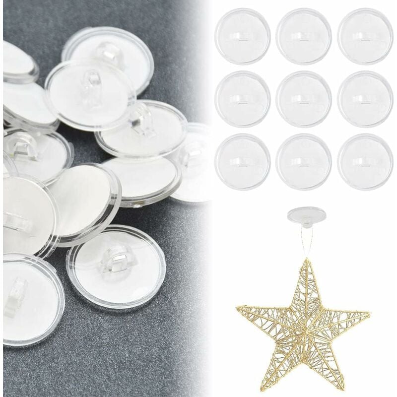 Crochet Plafond Adhésif Tesa - Support 0.5kg, Sans Percer - Pour Mobiles Décoratifs