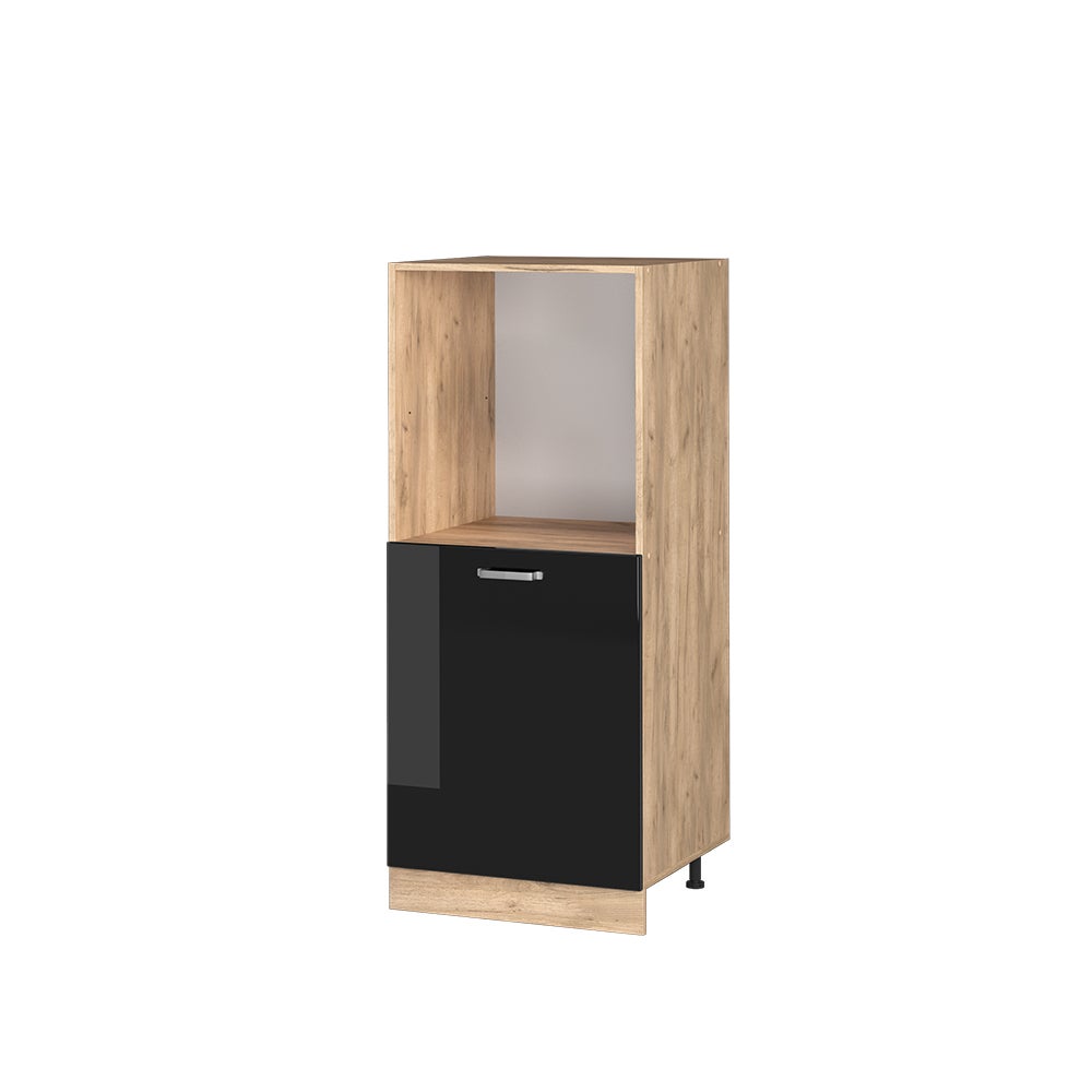 Vicco Szafka kuchenna R-Line, Czarny wysoki połysk, 60 cm