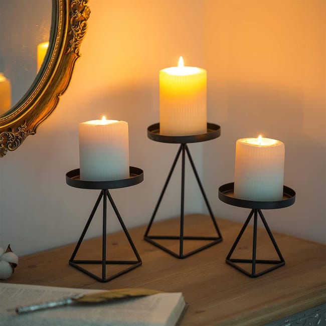 Candelabri Moderni Set Di 6 Portacandele Dorati Per Candele Coniche - Altezze Diverse, Base Antiscivolo, Per Matrimoni, Natale, Decorazione Casa Portacandele Per Matrimonio Feste Candelabri Moderni Set Di 6 Portacandele Dorati Per Candele Coniche - Altezze Diverse, Base Antiscivolo, Per Matrimoni, Natale, Decorazione Casa Portacandele Per Matrimonio Feste