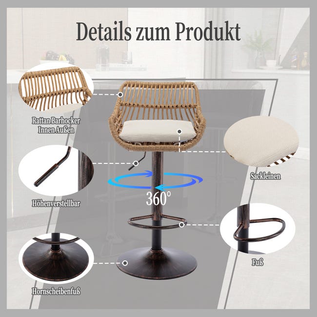 chairus Set di 2 Sgabelli da Cucina in Velluto Sgabelli da Bar Moderni Sgabelli Alti con Struttura in Metallo Sedie da Bar per Cucina Bancone, Grigio chairus Set di 2 Sgabelli da Cucina in Velluto Sgabelli da Bar Moderni Sgabelli Alti con Struttura in Metallo Sedie da Bar per Cucina Bancone, Grigio