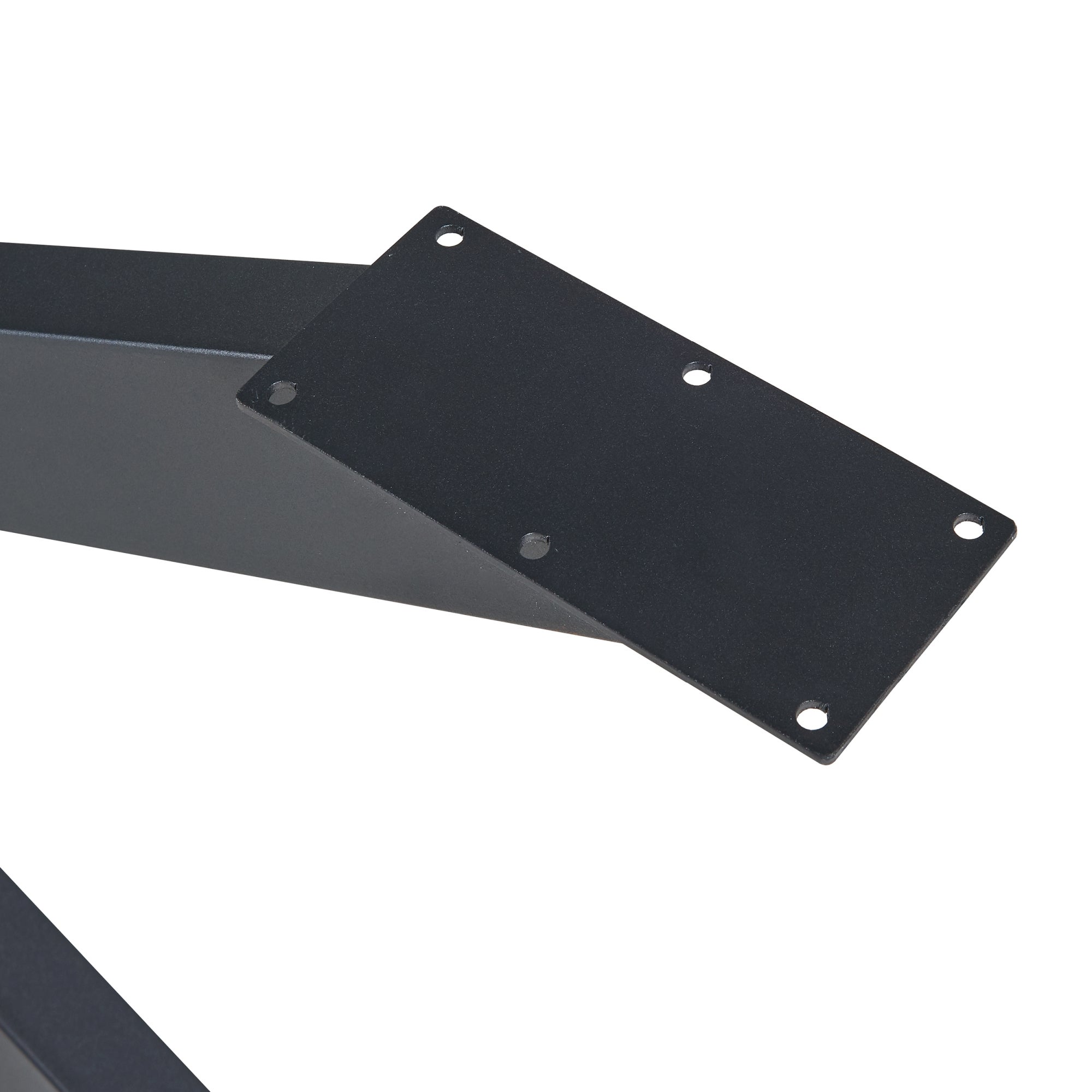 Structure de table Oberau acier 98 x 58 x 43 cm noir [en.casa] - 4