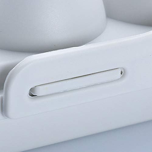 Lot de 2 boîtes à œufs avec couvercle, 12 compartiments empilables pour réfrigérateur, en polypropylène, pour le rangement de la cuisine - 4