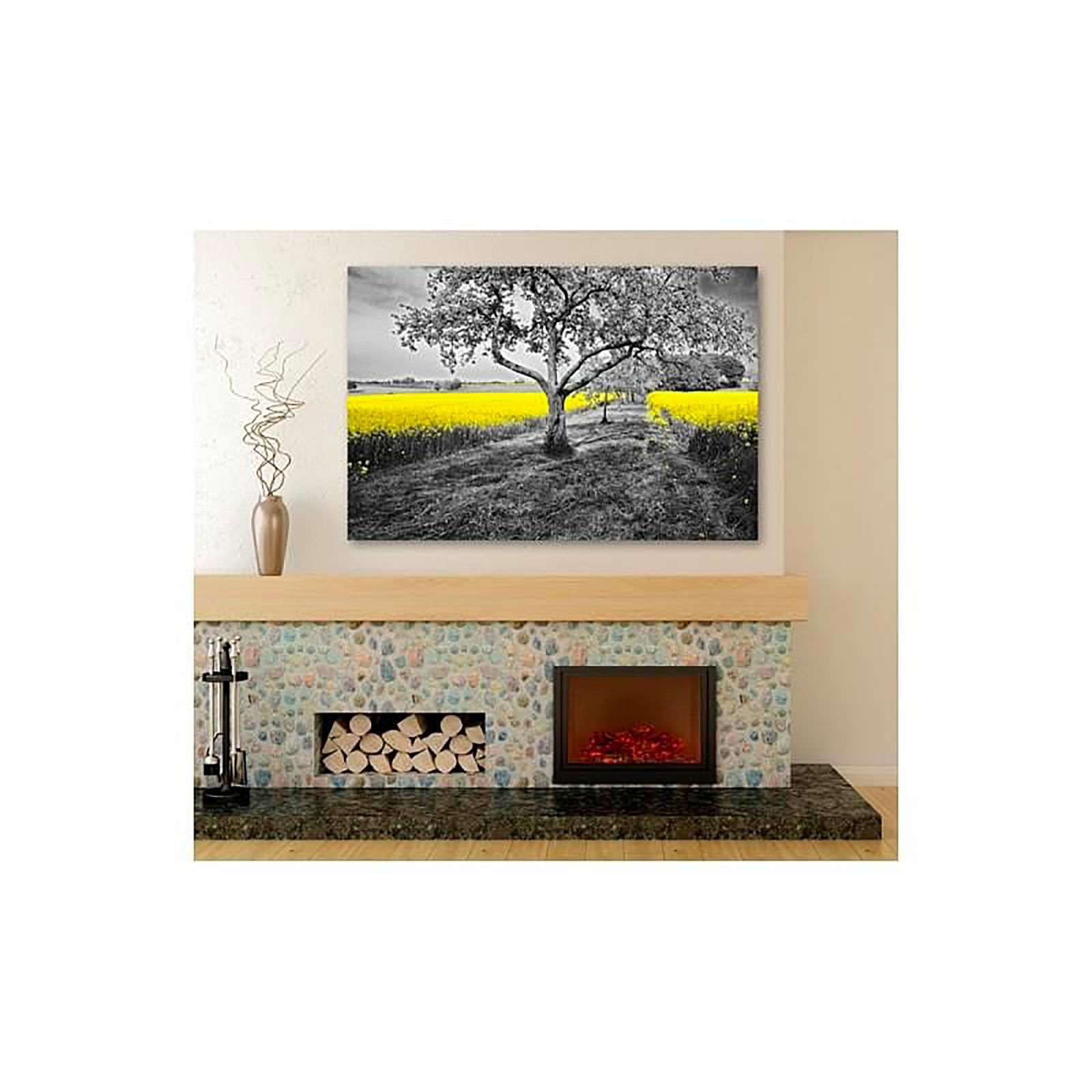 Tableau colza jaune - 100 x 70 cm - 3