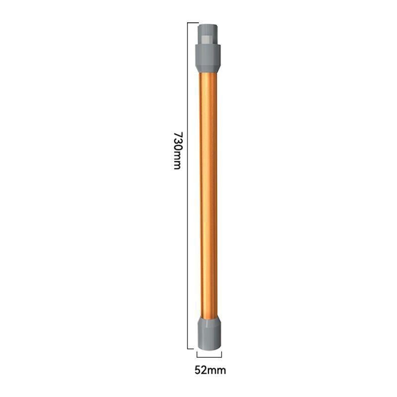 Tube d'aspirateur compatible avec télescopique orange pour aspirateur Dyson v7/V8/V10/v11/V15 - 2