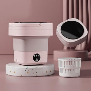 Machine À Laver Portable, Mini Machine À Laver Et Sèche-Linge Pliable Machine À Laver Portable, Mini Machine À Laver Et Sèche-Linge Pliable